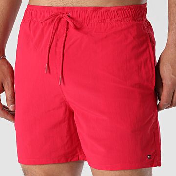 Tommy Hilfiger - Pantaloncini da bagno con coulisse media 3477 Rosa Fucsia