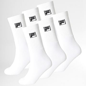 Fila - Confezione da 6 paia di calzini bianchi F9000