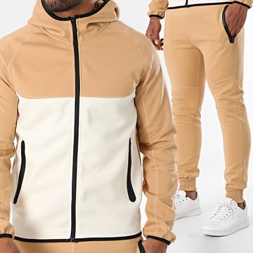 Zayne Paris  - 713 Tuta da ginnastica beige chiaro cammello