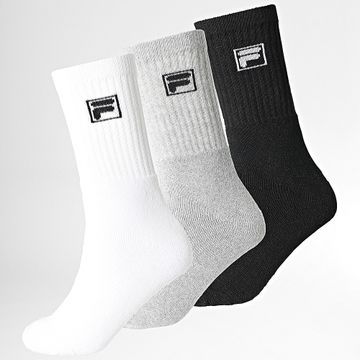 Fila - Confezione da 3 paia di calzini F9000 nero grigio bianco