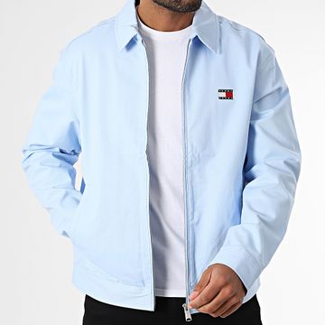 Tommy Jeans - Giacca con zip Reg Cotton 1377 Azzurro