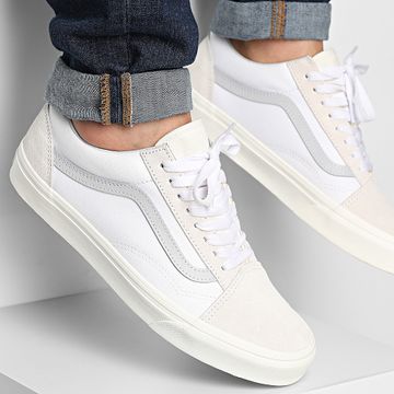 Vans - Scarpe da ginnastica Old Skool D7ZQ 2 Tone Marshmallow Bianco