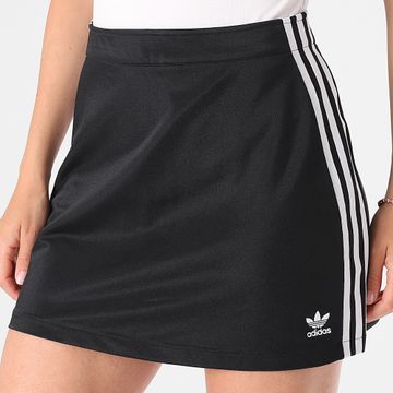 Adidas Originals - Gonna da jogging a fascia da donna 3 strisce Mini JD0281 Nero