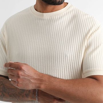 LBO - Tee testurizzata 3803 Beige