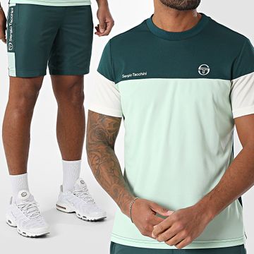 Sergio Tacchini - Prave Vebita Set maglietta e pantaloncini da jogging 024 40845 40815 Verde