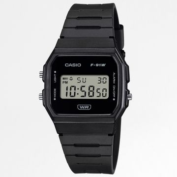 Casio - Orologio Collezione F-91WB-1AEF Nero
