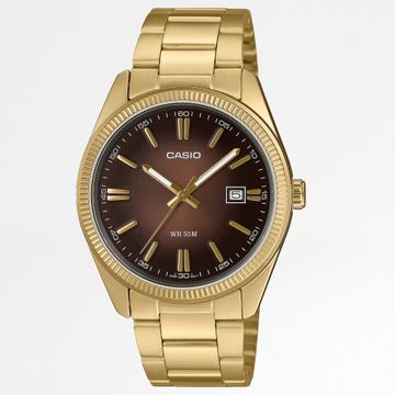 Casio - Collezione orologi MTP-1302PGC-5AVEF Oro Marrone