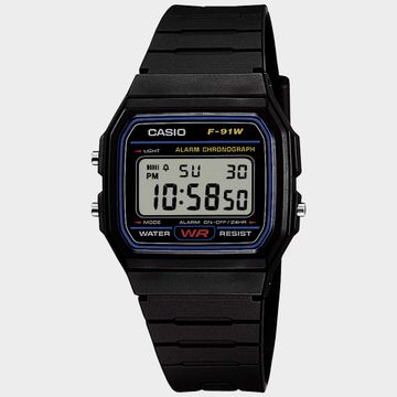Casio - Orologio Collezione F-91W-1YEG Nero Blu Reale