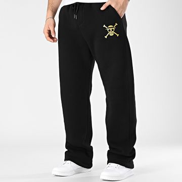 One Piece - Mugiwara Pantaloni da jogging a gamba larga Oro nero