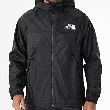 The North Face - Giacca a vento con cappuccio Wind Track A8BJR Nero