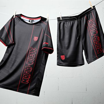 MA9 Mafia Nueve - BRAB 1.0 Carbon Red Set di maglietta e pantaloncini da jogging