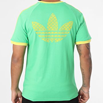 Adidas Originals - Maglietta Monogram JP4432 Verde Giallo