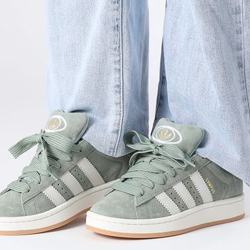 Adidas Originals - Sneakers Donna Campus 00s W JI2753 Siver Green Off White Gum3
