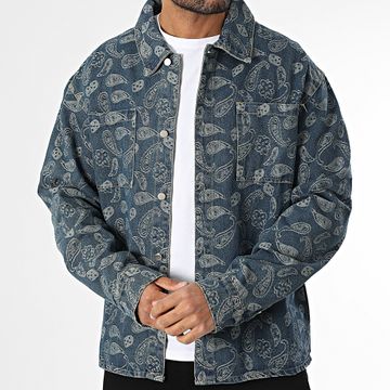 Classic Series - 43K Maglietta con bandana in denim blu