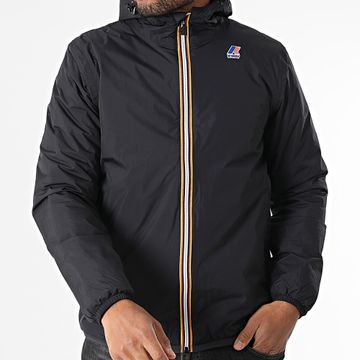 K-Way - Le Vrai 4.0 Claude Giacca con zip e cappuccio Nero