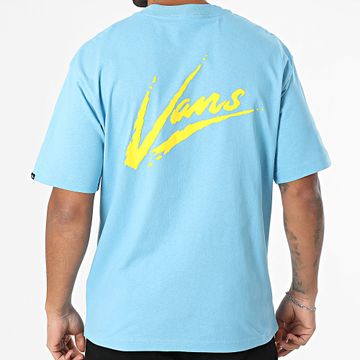 Vans - Maglietta oversize Brush Script 00K42 Azzurro