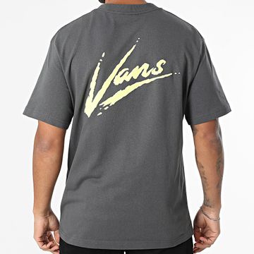 Vans - Maglietta oversize Brush Script 00K42 Grigio antracite