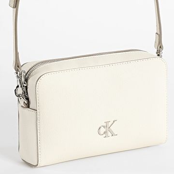 Calvin Klein - Borsa da donna Minimal Monogram Camera Bag 20 3162 Beige