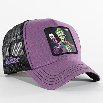 Capslab - Cappellino Joker Trucker Nero Viola