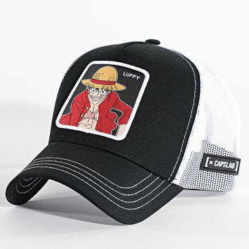 Capslab - Luffy Cappello Trucker Nero Bianco