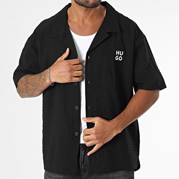 HUGO - Camicia a maniche corte Chaffle 50540111 Nero