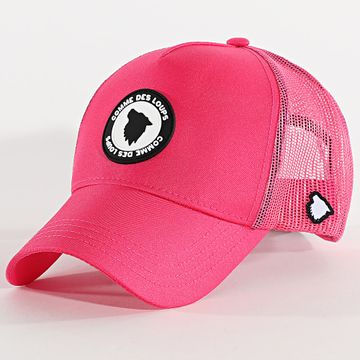 Comme Des Loups - Cappello Trucker Rosa Neo Fluo