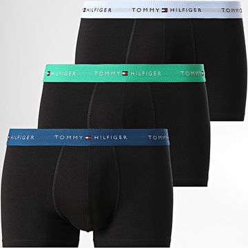 Tommy Hilfiger - Set di 3 boxer 2763 Nero Marina Azzurro Verde