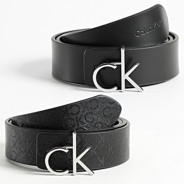 Calvin Klein - Cintura reversibile da donna 3.0 Mono 2934 Nero