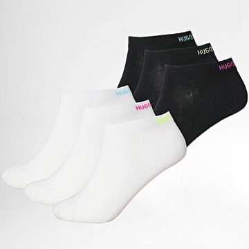 HUGO - Confezione da 6 paia di calzini 50516395 Bianco Nero