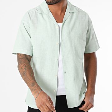 Jack And Jones - Breeze - Camicia a maniche corte - Verde erica