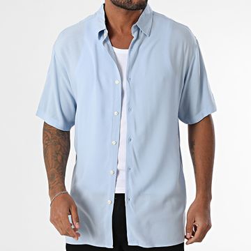 Jack And Jones - Joshua - Camicia a maniche corte azzurra