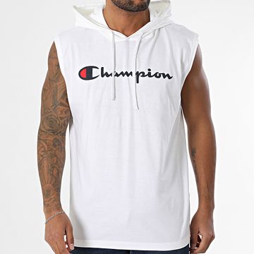 Champion - Canotta con cappuccio 220777 Bianco