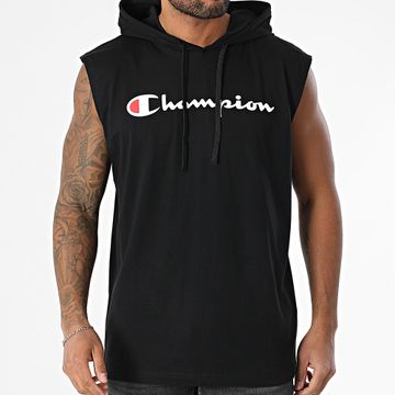 Champion - Canotta con cappuccio 220777 nero