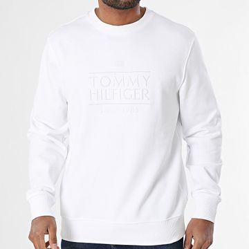 Tommy Hilfiger - Felpa girocollo Embro Logo 8670 Bianco