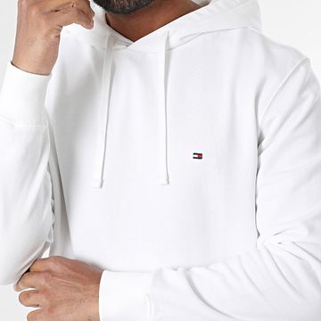 Tommy Hilfiger - Felpa con cappuccio Essential Terry 7235 bianco
