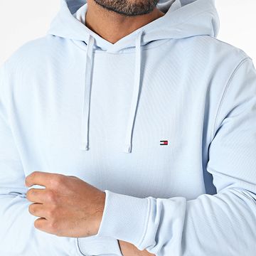 Tommy Hilfiger - Felpa con cappuccio Essential Terry 7235 Azzurro