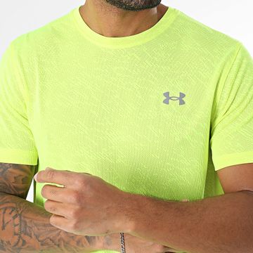 Under Armour - Maglietta Launch Camo 1386681 Giallo Fluo