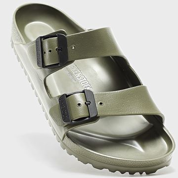 BIRKENSTOCK - Arizona Stealth Sandali con fibbia Verde Khaki