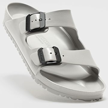 BIRKENSTOCK - Arizona Stealth Sandali con fibbia Grigio