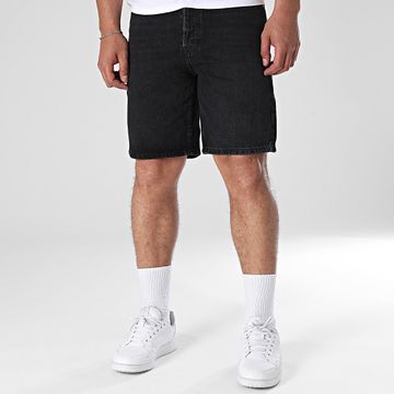 Only And Sons - Pantaloncini Jean Edge Nero
