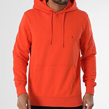 Tommy Hilfiger - Felpa con cappuccio Essential Terry 7235 arancione