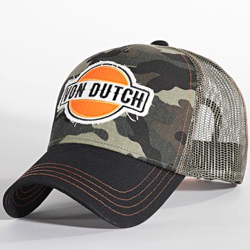 Von Dutch - Aban Cappello Trucker Verde Khaki Camouflage