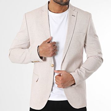 Mackten - Giacca blazer 109 Beige Chiné