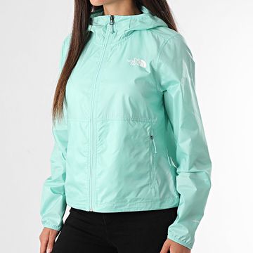 The North Face - Giacca a vento Cyclone da donna A8B6G Turchese