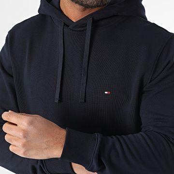 Tommy Hilfiger - Felpa con cappuccio Essential Terry 7235 blu navy