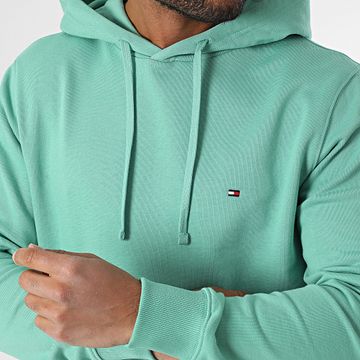 Tommy Hilfiger - Felpa con cappuccio Essential Terry 7235 verde