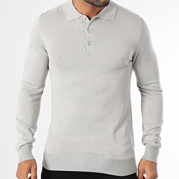 Frilivin - Polo a maniche lunghe 334 Grigio