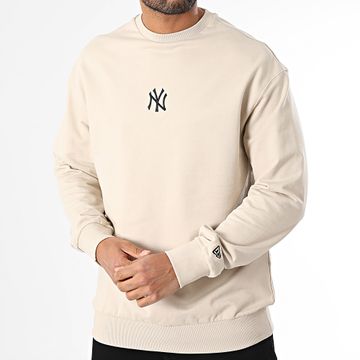 New Era - Felpa girocollo MLB Le Midi NY Yankees 60675754 Beige