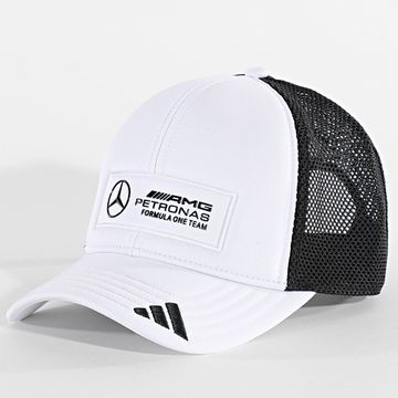 Adidas Sportswear - Berretto Trucker Mercedes JX6451 Bianco Nero