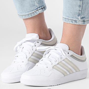 Adidas Sportswear - Hoops 4.0 J Scarpe da donna JI0901 Footwear White Orbit Grey Grey Two